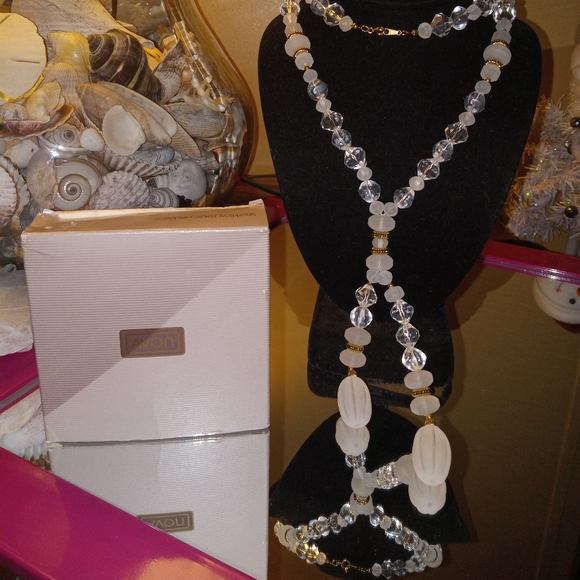 Vintage 1989 sparkling rope necklace nib - Picture 2 of 10